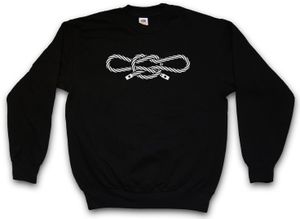 Urban Backwoods Narcos Handcuff Knot Sweatshirt Pullover, Größe:3XL