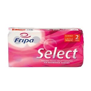 Fripa Toilettenpapier Select 2-lagig hochweiß
