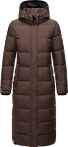 Navahoo Damen Winterjacke Langer Parka Warm Stepp Mantel mit Kapuze Isalie Schoko Gr. 36 - S Navahoo Damen Winterjacke Langer Parka Warm Stepp Mantel mit Kapuze Isalie Schoko Gr. 36 - S