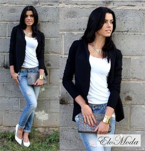 Damen Cardigan Sweater Jacke mit Kapuze Gr. S/M, Schwarz
