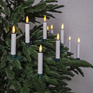 Świece trzonkowe LED "Flame" 10 sztuk