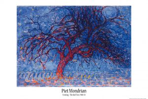Piet Mondrian Poster - Der Rote Baum, 1908-10 (61 x 91 cm)