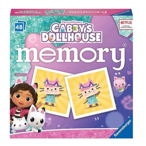 Ravensburger 209569 Gabby´s Dollhouse Mini Memory 48 Bildkarten Merkspiel