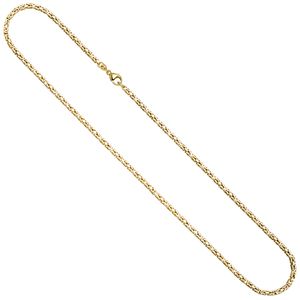 2,8mm Königskette Halskette Collier aus 333 Gold Gelbgold massiv 55cm
