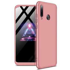 Hülle für Huawei P30 Lite 360 Grad Schutz mit Displayglas Schutzglas Bumper Cover Huawei P30 Lite Farbe: Rosa