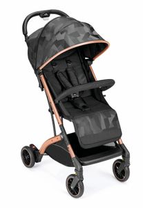 CAM Sport-Kinderwagen Compass | Schwarz | Sportwagen, Kinderbuggy klappbar