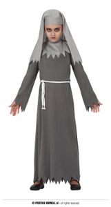 Gothic Nonne Kostüm für Mädchen, Größe:98/104