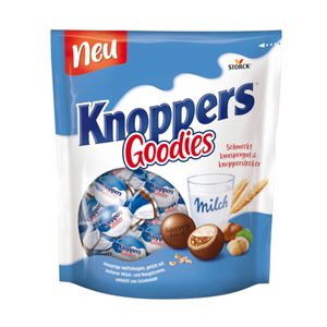 Knoppers Goodies kulki waflowe z kremem mleczno-nugatowym 180g