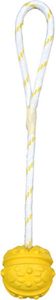 Trixie Naturgummiball am Band, schwimmend - 7 cm