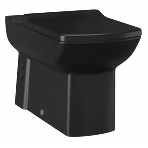 LARA 3 Stand-WC Kombination, schwarz matt