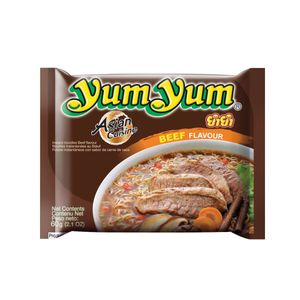 Yum Yum Instant Nudeln Rind 60g - BEEF - Fertiggericht (1er Pack)