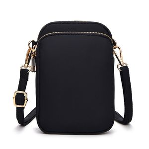 Handy Umhängetasche Damen, Mini Bag für Handy Frau Schultertasche Brieftasche Elegant Handytasche mit Verstellbar,(black)