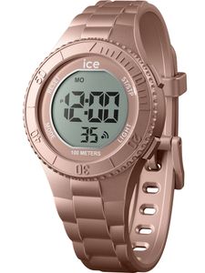 Ice-Watch 021621 Ice digit nude metallic S Uhr Damen Datum Alarm rosa