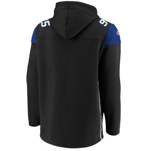 NFL Carolina Panthers #95 Hoody hooded Jersey Sweater Kaputzenpullover Franchise Overhead (L)