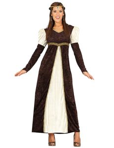 Prinzessin aus dem Mittelalter Kostüm für Damen, Größe:M