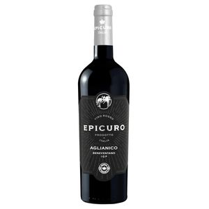 Epicuro Aglianico Puglia IGP Rotwein aus Italien halbtrocken 750ml