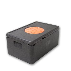 The Box Thermobox Gastro groß, schwarz, Volumen: 60 x 40 x 27,5 cm (38 Liter), Nutzhöhe 21 cm - 1 Stück