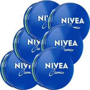 NIVEA Creme 6 x 250ml – Reichhaltige Pflege für alle Hauttypen & jeden Tag