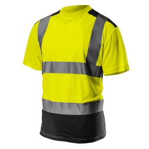 Warnschutz T-Shirt Kurzarm in zwei Farben gelb L