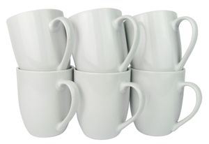 Kaffeebecher / Kaffeetasse  von Retsch Arzberg, Porzellan, 300ml, weiß (6 Stück im Set)