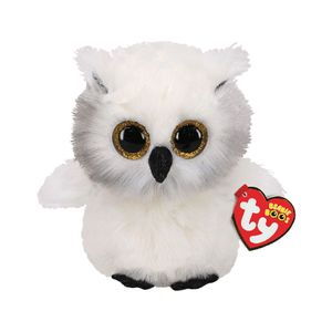 TY Beanie Boo regular 15 cm Austin white Owl