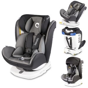 Lionelo Bastiaan - Kindersitz 0-36 kg - ISOFIX 360° Autokindersitze Kinderautositze - Grau