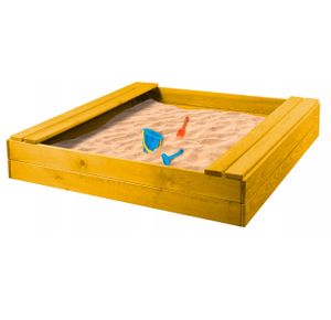 Sandkasten Sandbox Sandkiste Holz Spielhaus für Kinder 150x150; Kiefer