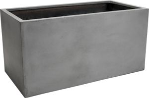 VIVANNO Pflanztrog Fiberglas MAXI Kasten, Grau Beton-Design - 80x40x40 cm