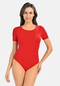 Teyli Bodysuit für Frauen mit kurzen Ärmeln Shirty Female 2403 rot 3XL