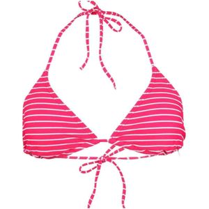 Stuf St. Tropez 1-L Triangel Bikini Top Damen pink weiß Gr 42