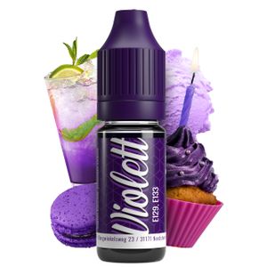 Belissia Lebensmittelfarbe Violett 10ml extrem hoch konzentriert. flüssig zum Färben von Getränken. Teig. Toppings und allen anderen Lebensmitteln