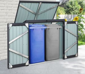 Mülltonnenbox, Müllbox, Mülltonnenverkleidung Mülltonnenbox, Müllbox, Mülltonnenverkleidung