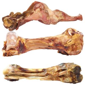 3 -XXL Hundeknochen - Schecker Kauknochen Set - für mittlere bis große Hunde - XL Knochen