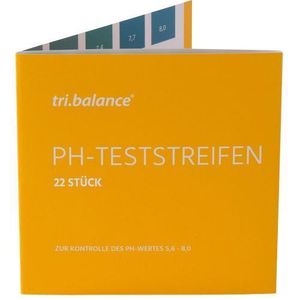 tri.balance pH testovacie prúžky 22 kusov - rýchly výsledok testu