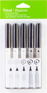 Cricut Color Multi / Variety Pen Set Black Zeichenstifte