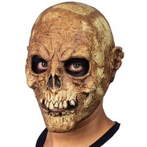 gesichtsmaske Zombie-Gesicht Latex braun Einheitsgröße