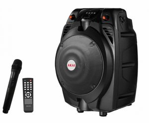Prenosný aktívny reproduktor Akai SS02222A-X6, USB/SD CARD, čierny