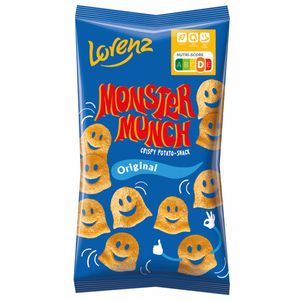 Lorenz Monster Munch Original Kartoffelsnack mit feiner Würzung 75g