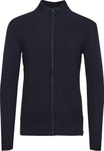 INDICODE IDRickert Herren Strickjacke Cardigan Grobstrick mit Stehkragen Reißverschluss Baumwollmischung Regular fit