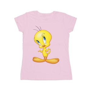 Looney Tunes - "Tweety Standing" T-Shirt für Damen BI28238 (XL) (Babyrosa)