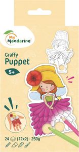 Avenue Mandarine 5x Graffy Puppet, Feen - Rosa GY007O Avenue Mandarine 5x Graffy Puppet, Feen - Rosa GY007O
