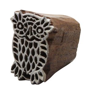 Stempel aus Holz - Eule 01 - 2 cm - Holzstempel
