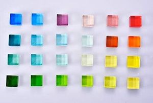 Kühlschrankmagnete in 24 Farben, bunte Kühlschrankmagnete, süße dekorative Magnete, Magnete für Büro und Küche, Magnete für Schließfächer und Glasmagnete