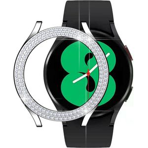 Strap-it Samsung Galaxy Watch 4 - 40 mm Diamond PC Hülle (Silber)