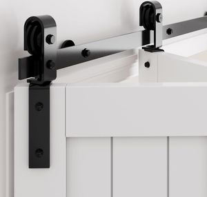 WINSOON 3.3FT 100 CM Faltbare Doppelschiebetür Bausatz