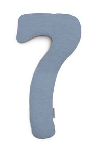 Theraline Bezug Bamboo für my7 Schlaf- & Stillkissen, Design:melange blau-grau