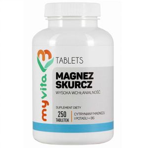 Magnesiumkrampf Magnesium + Kalium + B6 MYVITA 250 Tabletten