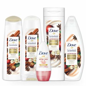 Dove Pflegedusche Limited Edition Set Duschgel Body Lotion Deo Shampoo Spülung