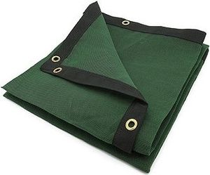 Anhänger- und Containernetz 2,3 x 2,3 Meter ca. 200 g/m²  Monofilgewebe grün mit Ösen