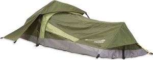 Where Tomorrow Solo Tent Pop Up Tent 1-person stan obdélník 220 x 80 x 50 cm Camping Festival Ultralehký malý balíček velikost voděodolný robustní